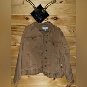 Time and Tru Women's Brown Jean Jacket